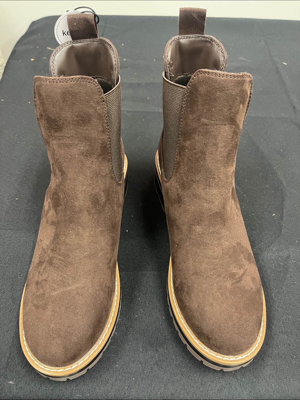 Women’s Brown Suede Chelsea Boots